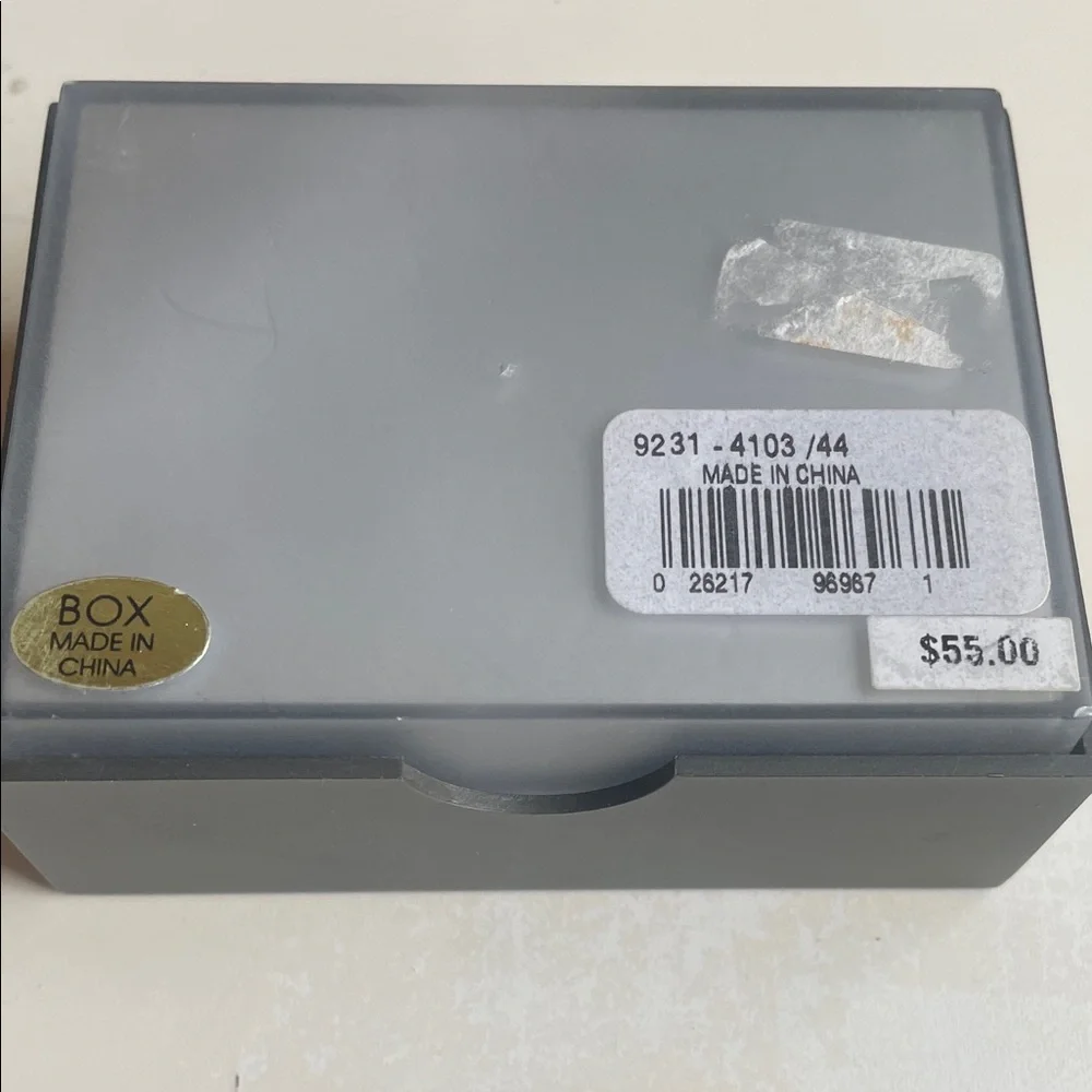 NWT - Kenneth Cole Silver and Pink Cufflinks
